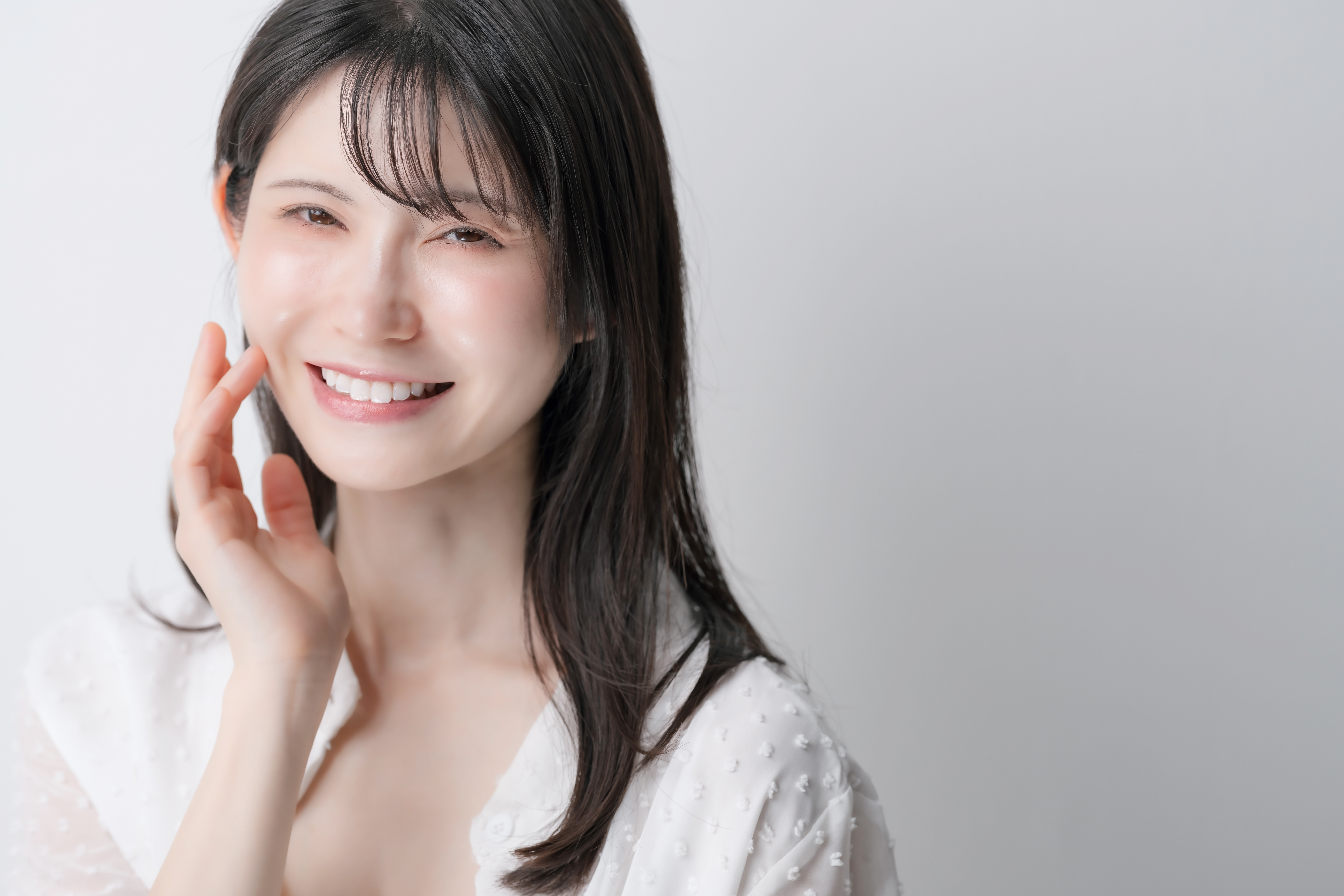 自然な口元のイメージ